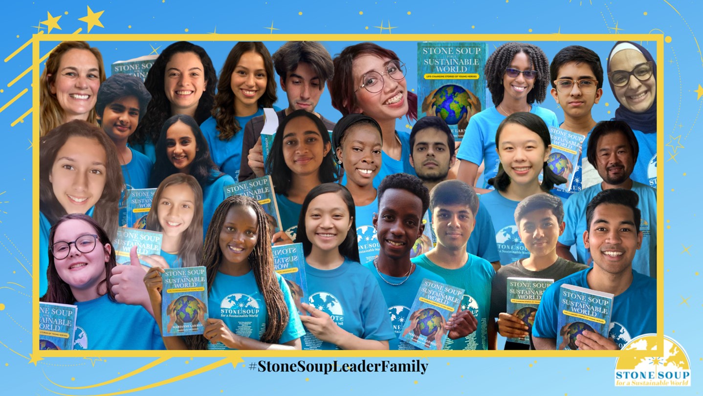 Youth leaders featured in the Stone Soup Climate Education Curriculum.