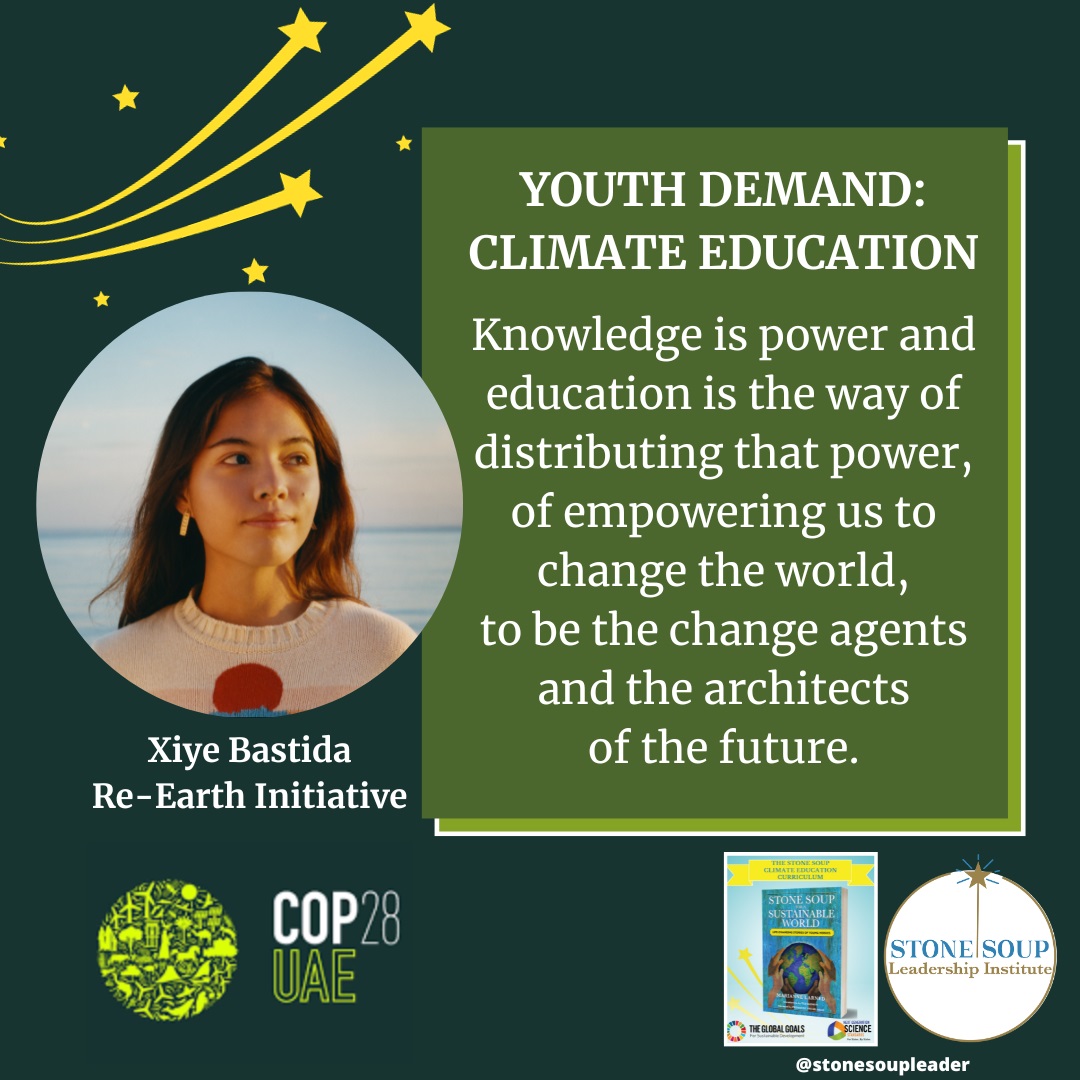 COP28 Youth Delegate Xiye Bastida