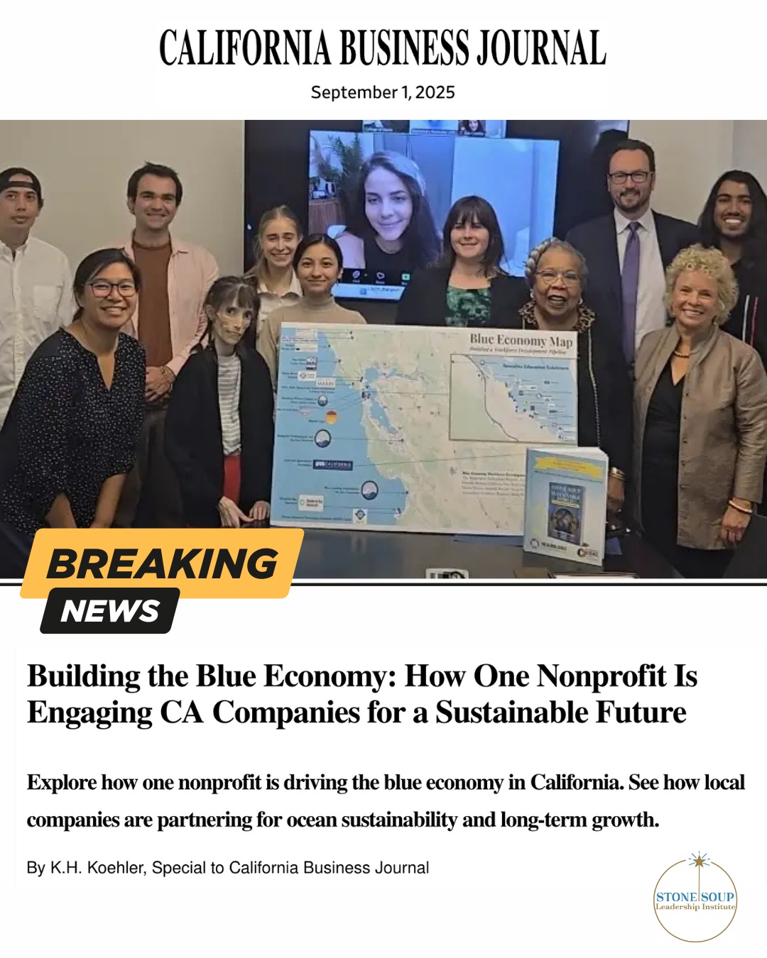 California Business Journal - Building the Blue Economy: How One Nonprofit Is Engaging CA Companies for a Sustainable Future