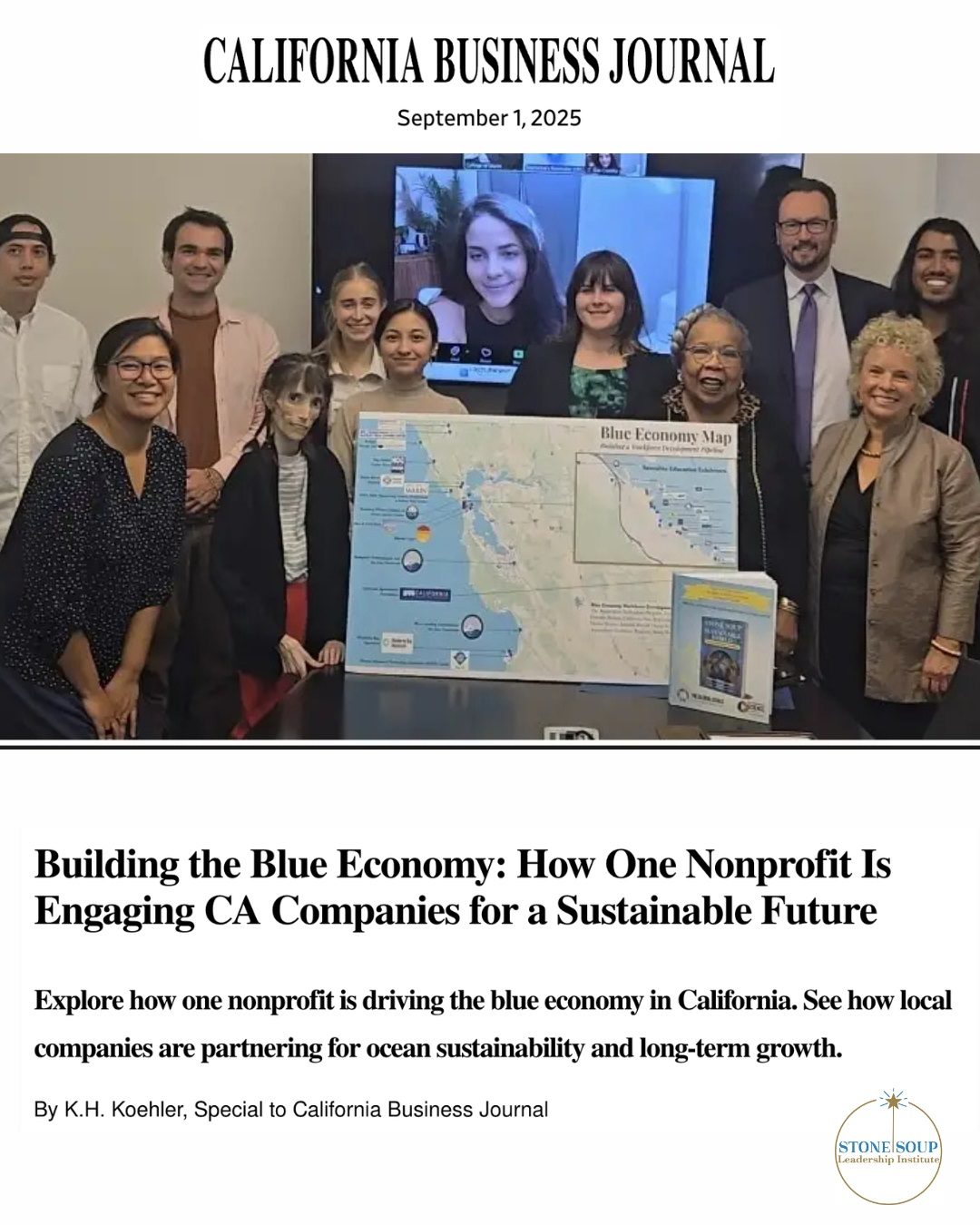 California Business Journal - Building the Blue Economy: How One Nonprofit Is Engaging CA Companies for a Sustainable Future